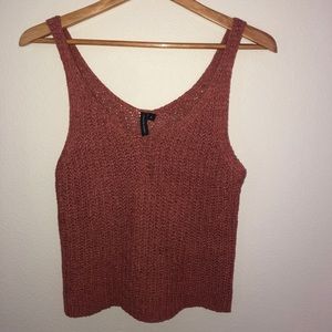 Burnt orange tank top